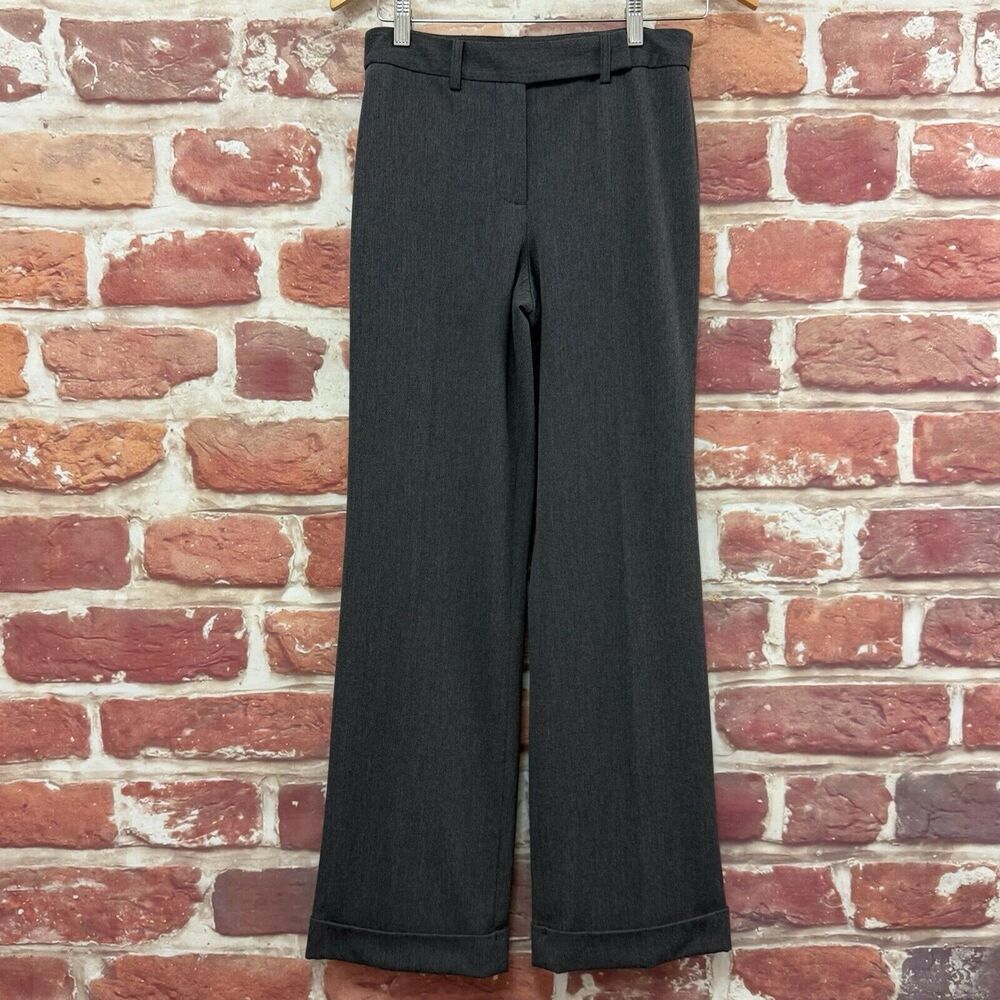 Vintage Talbots Pants Women's 2 Gray Stretchy Career Work Office Slacks Trousers